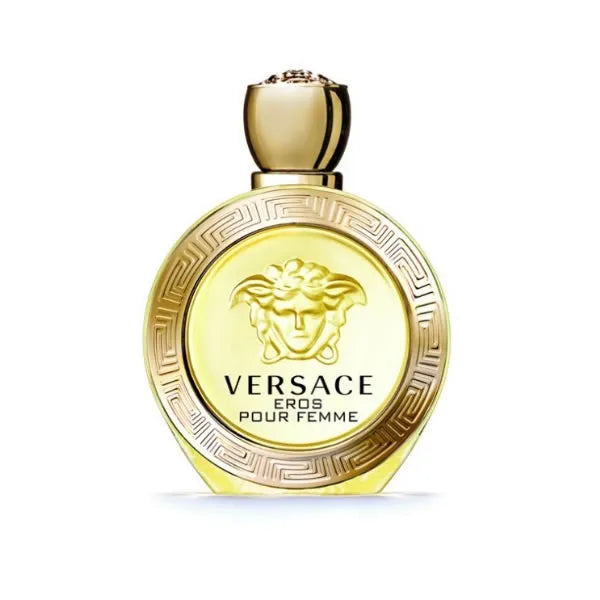 Flacone di Versace Eros Pour Femme Eau De Toilette Spray 30ml con design elegante e profumo seducente.