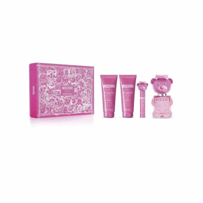 Moschino Toy 2 Bubble Gum Eau de Toilette Spray 100ml Set 4 Parti