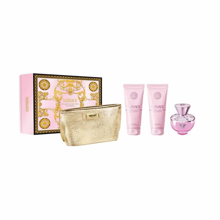 Versace Dylan Blush Pink Eau De Parfum Spray 100ml Set 4 Parti