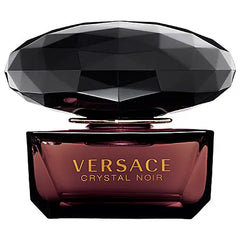 Flacone di Versace Crystal Noir Eau De Toilette Spray 50ml, profumo elegante e seducente per donne sofisticate.