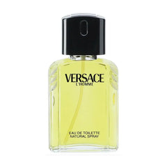 Flacone di Versace L'homme Eau De Toilette Spray 100ml, profumo maschile elegante e raffinato.