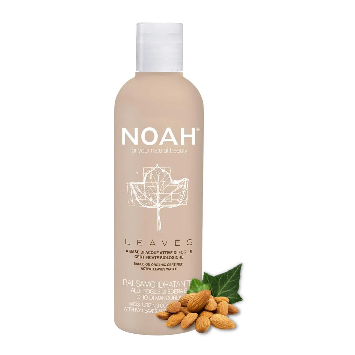 Acondizionatore idratante Noah Leaves 250ml, ideale per capelli morbidi e luminosi, del brand NOAH.