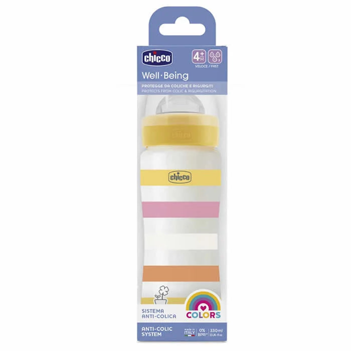 Biberon Chicco Well Being Anti-Colic 4m+ 330ml