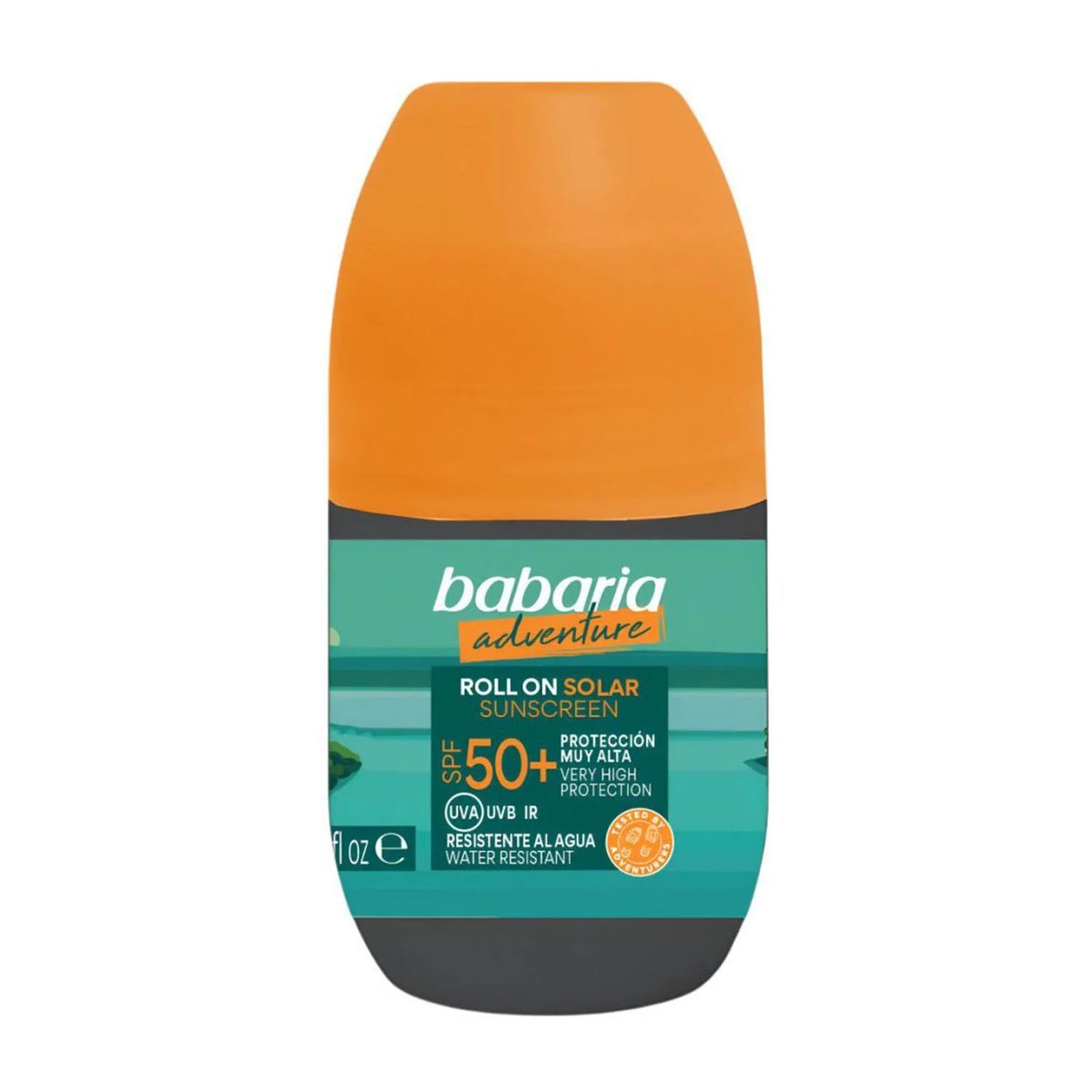 Roll on solare Br Babaria F50 50ml, protezione alta per la pelle, ideale per esposizione al sole.