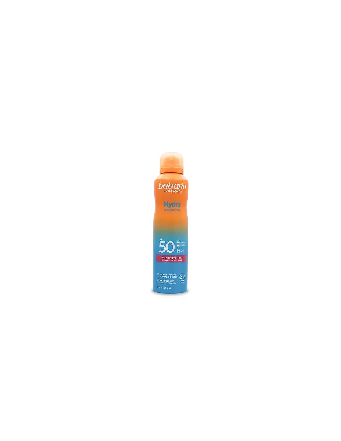Babaria Sol Hydra Protector Solar Aloe Sfp50 Bruma Spray 200ml
