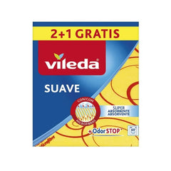Vileda Soft Dishcloth Odor Stop 3 Units