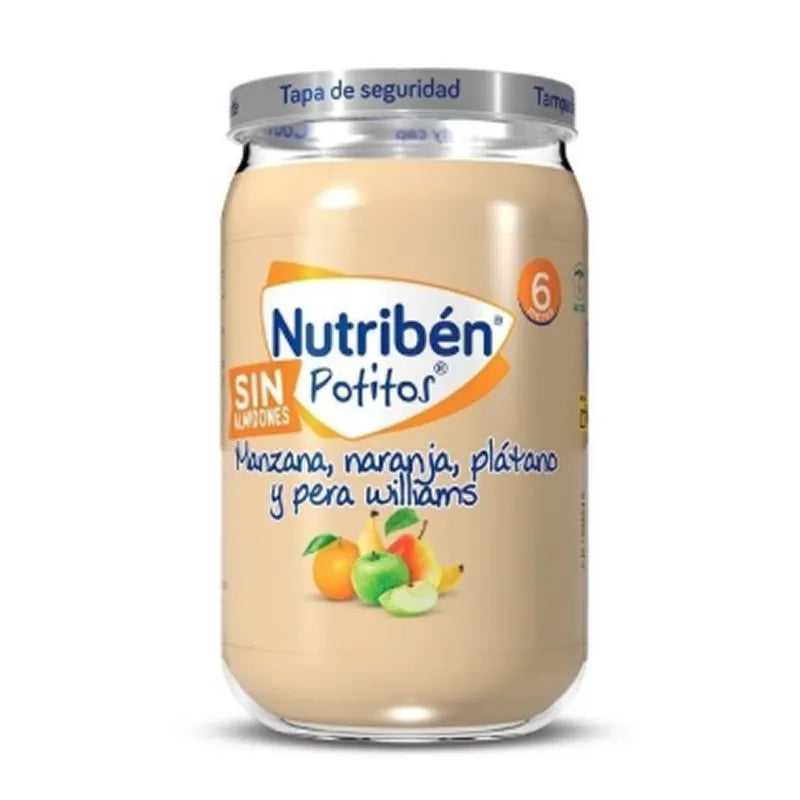 Nutribén Vasetto Mela, Arancia, Banana e Pera Williams 235 g by NUTRIBEN – Other
