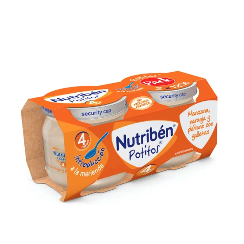 Nutribén Potitos Pera e Banana 2 Vasetti 120 g