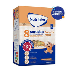 Nutribén 8 Cereali con Tocchi di Miele e Biscotti María 1 kg