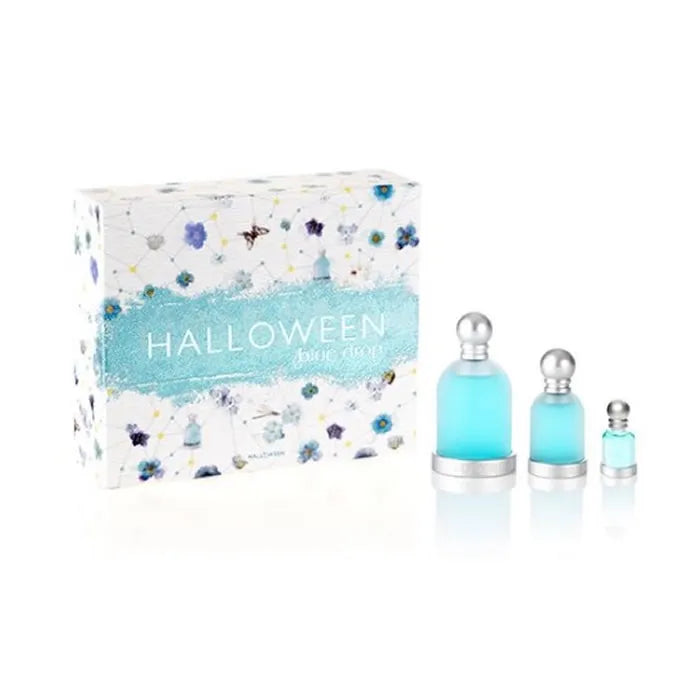 Halloween Blue Drop Eau De Toilette Spray 100ml Set 3 Parti