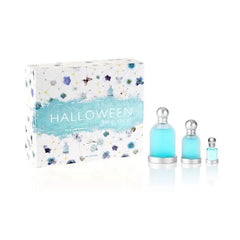 Halloween Blue Drop Eau De Toilette Spray 100ml Set 3 Parti