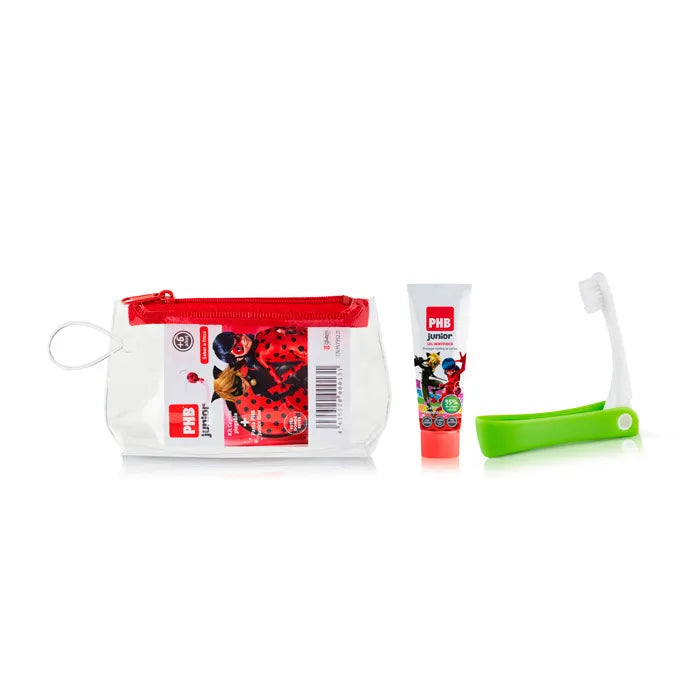 Phb Junior Spazzolino da viaggio con Gel dentifricio 15ml