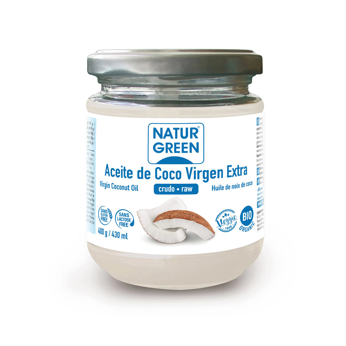 Naturgreen Aceite Virgen De Coco 400g - InfinityMarket
