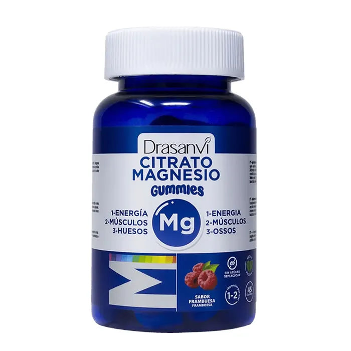 Drasanvi Magnesium Citrate 45 Gummies Al Gusto Di Lampone