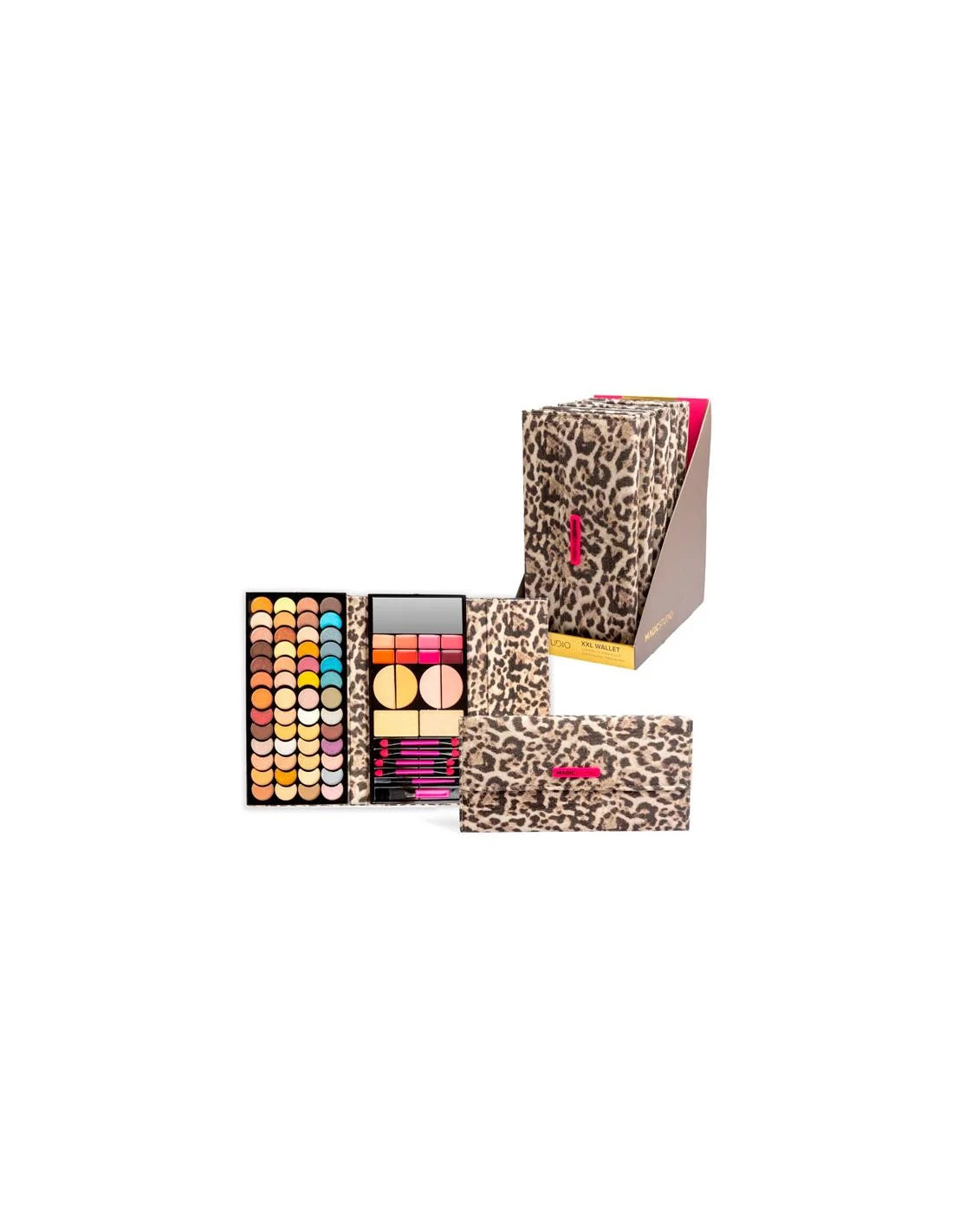 Magic Studio Cosmetici Potenti Magic Studio Wild Safari XXL Custodia con 52 Ombretti e Applicatori