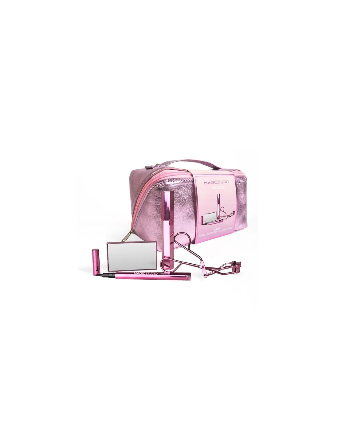 Magic Studio Kit Glamour in Quarzo Rosa per Cosmetici Potente con Necessaire