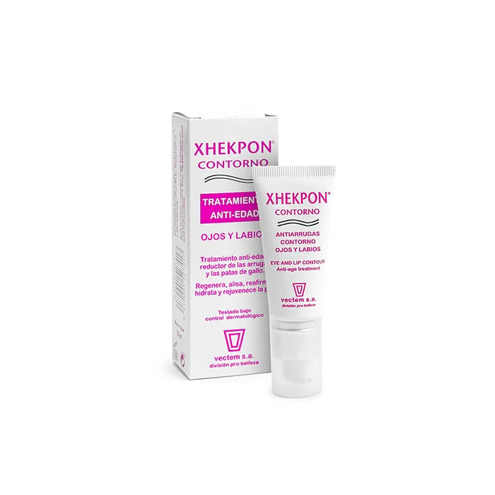 Crema contorno occhi e labbra Xhekpon 15ml, idratante e rassodante per una pelle giovane e fresca.