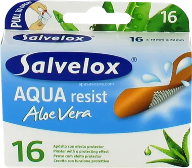 Salvelox Aqua Resist Aloe Vera 16 Uds