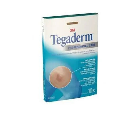 3M Tegaderm Medicazione Sterile Tegaderm 10x12 cm Confezione da 10 Pezzi