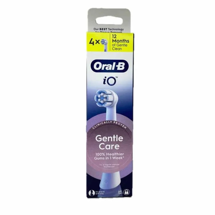 Testine di Ricambio Oral-B iO Gentle Care White, Confezione da 4