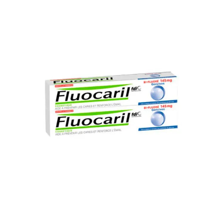 Dentifricio Fluocaril Gengive Bifluoruro 145 mg Confezione 2 x 75 ml