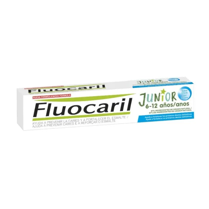 Dentifricio Fluocaril Junior Gusto Bolle per Bambini 6-12 Anni 75 ml