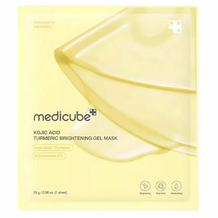 Medicube Maschera Gel Illuminante all'Acido Kojico e Curcuma - 1 Fiala