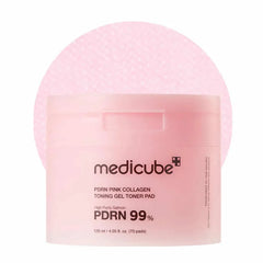 Medicube PDRN Pink Collagen Toning Gel Toner 70 Pads