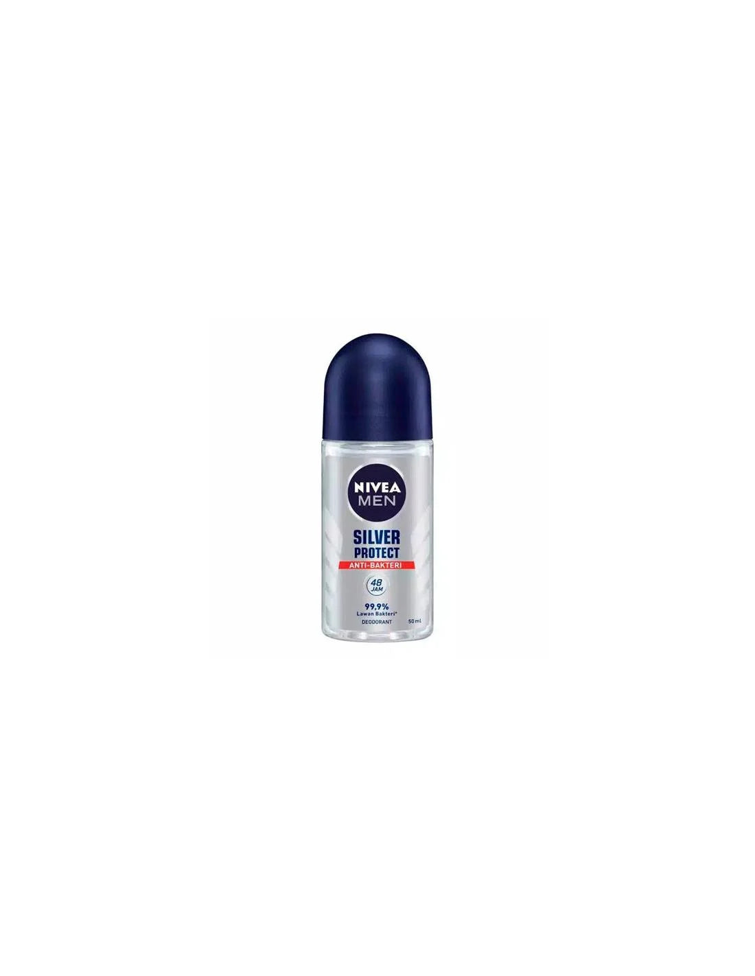 Nivea Desodorante Roll On 50ml Men Silver Protect