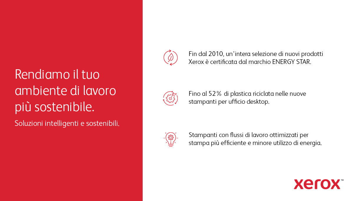 Stampante XEROX B230V_DNI blu e bianca con display, ideale per casa e ufficio, controllo a pulsante e processore veloce.