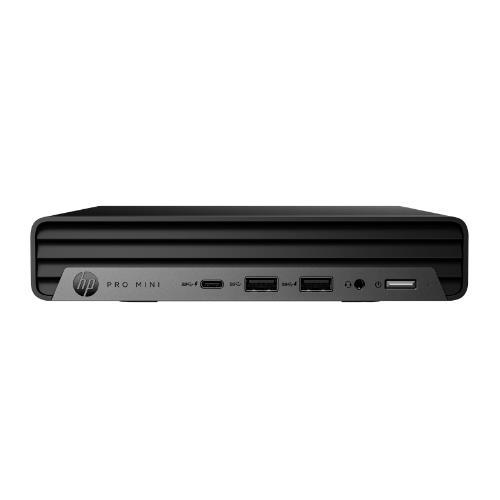 Mini PC HP B70T0AT - Nero Pece con audio Realtek e protezione password, perfetto per ambienti professionali e spazi ridotti.