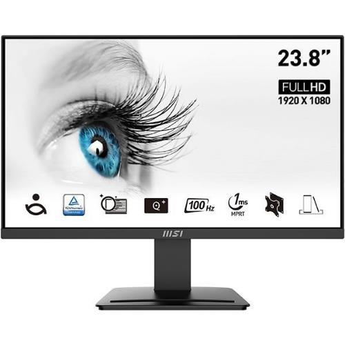 MSI PRO MP2412 92486 monitor 23.8'' Full HD con tecnologia anti-sfarfallio, ideale per produttività e intrattenimento in ambito informatico.