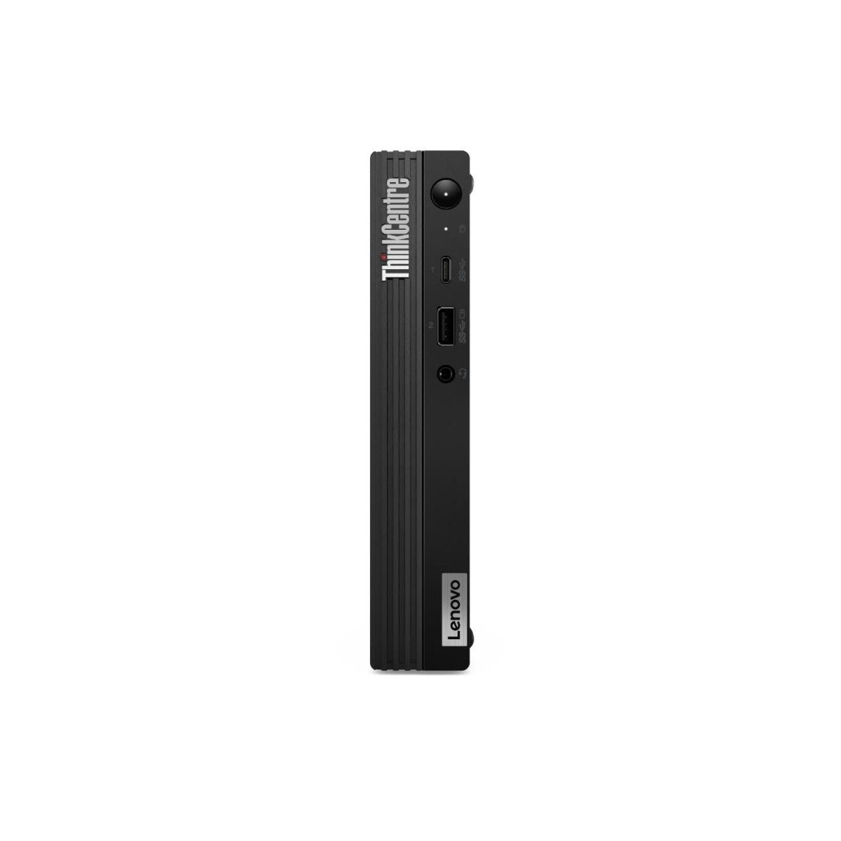 Vista frontale verticale del LENOVO 93106 - LENOVO 11JN009DIX, con porte USB e accensione facilmente accessibili.