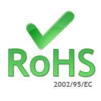 Logo certificazione RoHS per Lenovo 93241 - LENOVO 12U8001LIX, conforme alla direttiva europea 2002/95/EC su sostanze pericolose