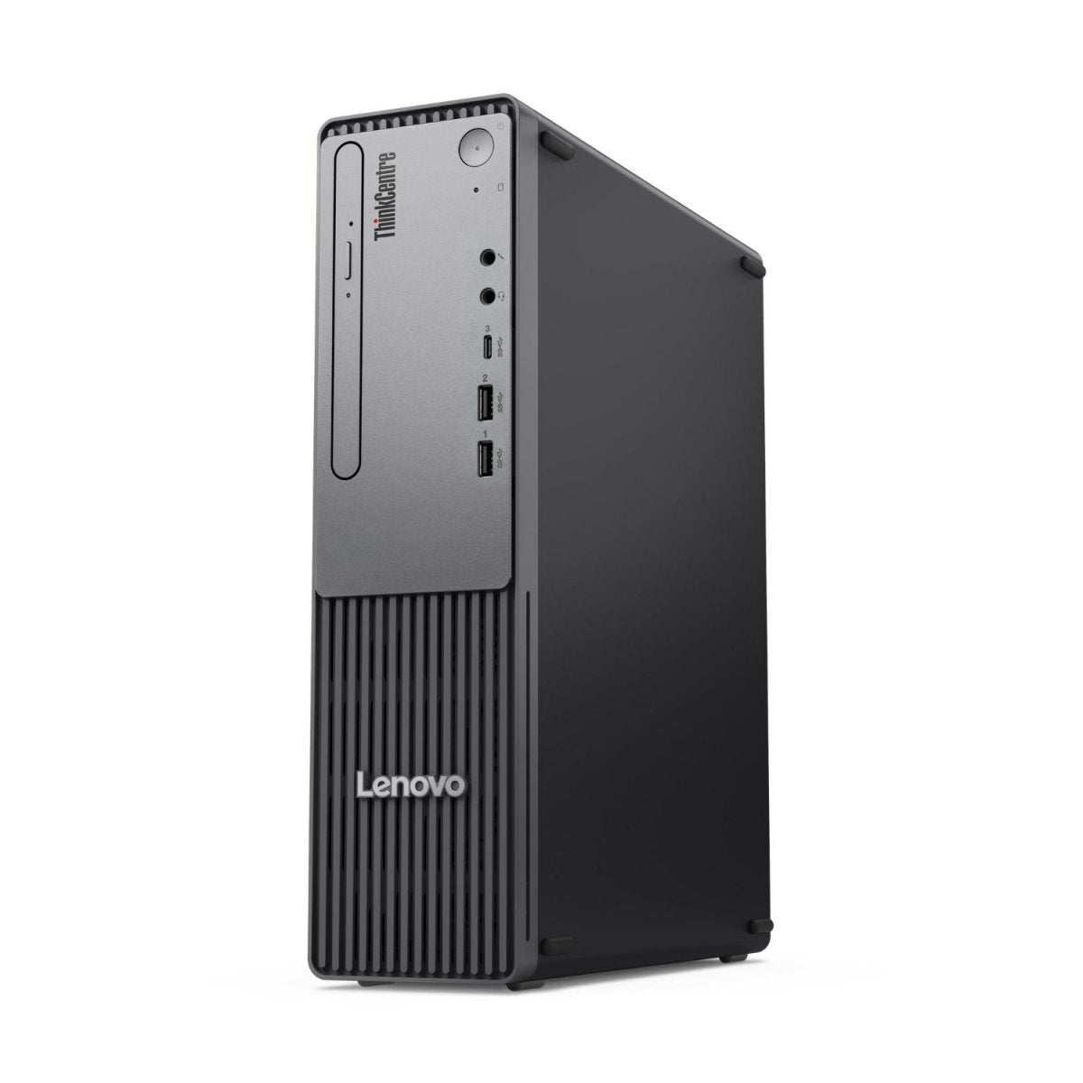 Vista angolata del computer Lenovo 93323 - LENOVO 13DK0026IX, con porte frontali accessibili per un uso quotidiano efficiente