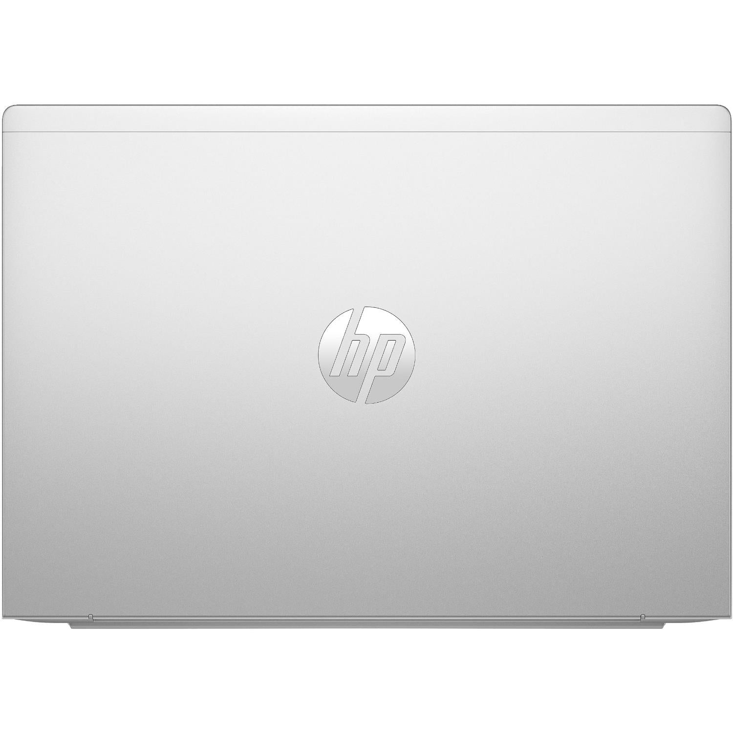 Cover posteriore in alluminio del computer HP 50788 - HP AD1Q5ET con logo HP inciso, perfetto per uso professionale.