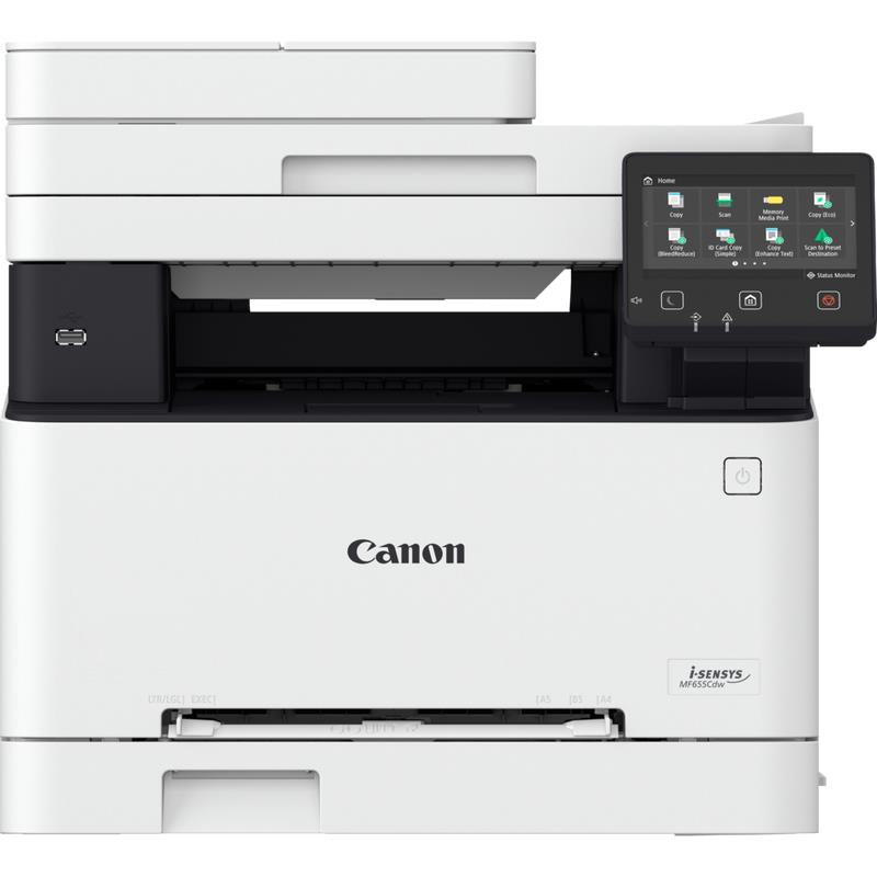 Stampante Canon 5158C004 i-SENSYS per ufficio, con funzioni copia, stampa e scansione. Touchscreen intuitivo e stampa fronte-retro.