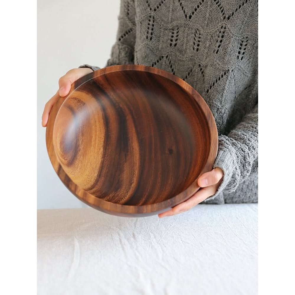 Acacia wooden bowl wooden tableware - InfinityMarket - Acacia - bowl - dining