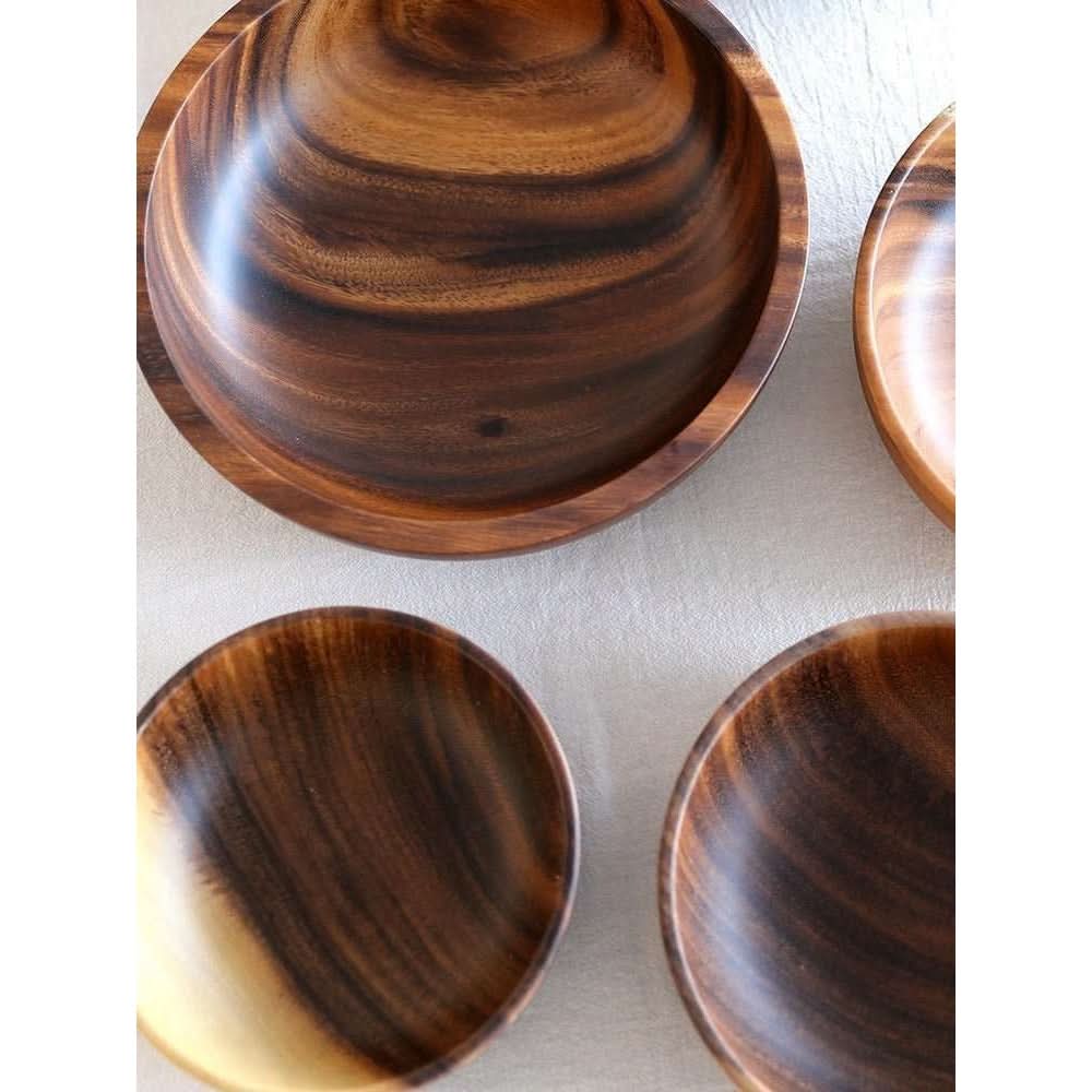 Acacia wooden bowl wooden tableware - InfinityMarket - Acacia - bowl - dining