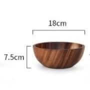 Acacia wooden bowl wooden tableware - InfinityMarket - Acacia - bowl - dining