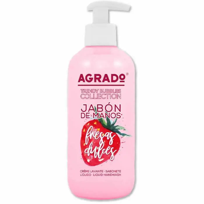 Agrado Trendy Bubbles Collection Liquid Handwash Fresas Dulces 300ml - InfinityMarket - 