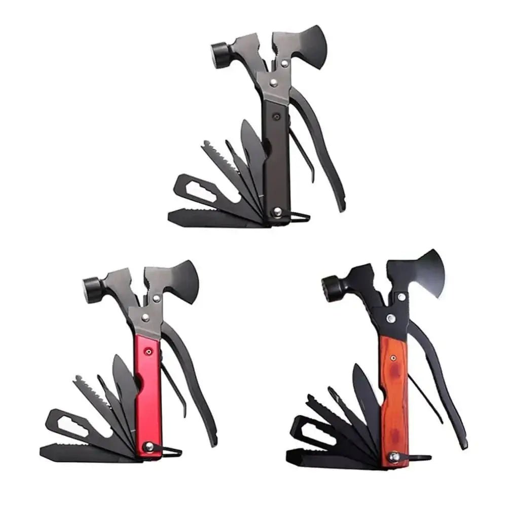 Ascia Multifunzione 16 in 1 per Camping - Il tuo fedele compagno all'a - InfinityMarket - Camping - Gift - Hatchet