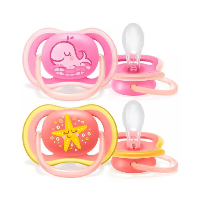 Avent Ultra Air Pacifier Girl +18 Months 2U - InfinityMarket - 