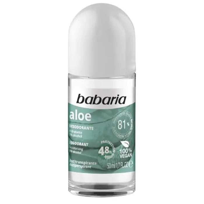 Babaria Deodorant Aloe Roll On 50ml - InfinityMarket - 