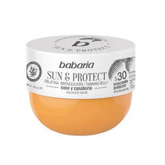 Babaria Tanning Jelly Sun & Protect Coconut And Carrot Spf30 300ml - InfinityMarket - 