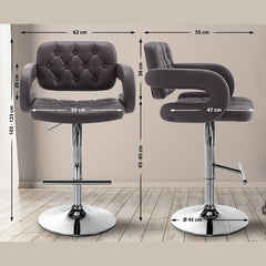Barhocker Dublin C - braun - InfinityMarket - Barhocker - colore:braun