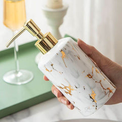 Bathroom Marble Bathroom Wash Kit Ceramic - InfinityMarket - Bathroom - Bathroom set - Bathroom storage