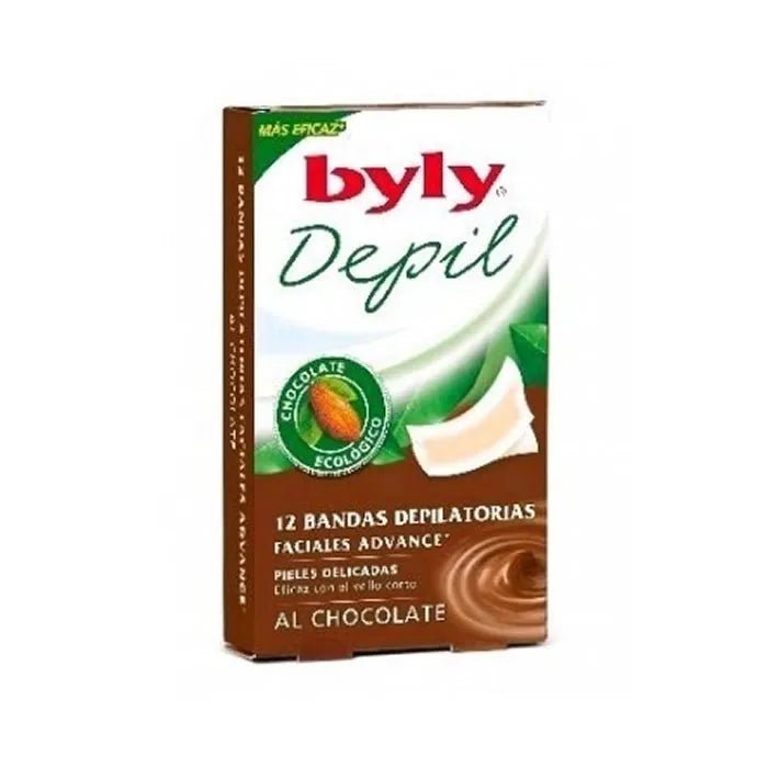 Byly Depil Chocolate Facial Bands 12 Units - InfinityMarket - 