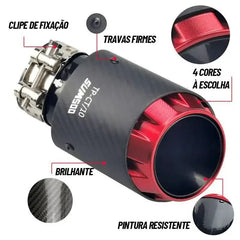 Carbo3Tech™ Exhaust Tips: Stainless Steel & Carbon Fiber Silencers - InfinityMarket - Car - Cars - exhaust tip