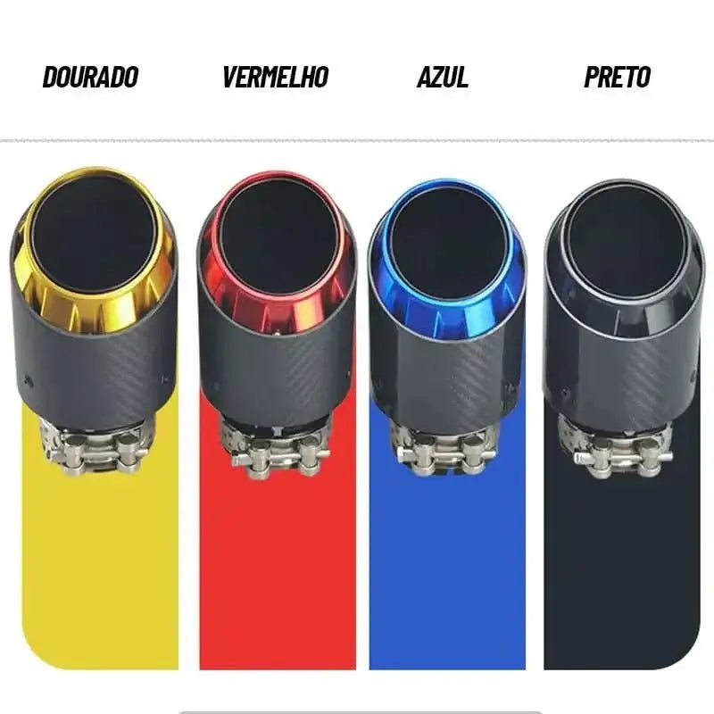 Carbo3Tech™ Exhaust Tips: Stainless Steel & Carbon Fiber Silencers - InfinityMarket - Car - Cars - exhaust tip